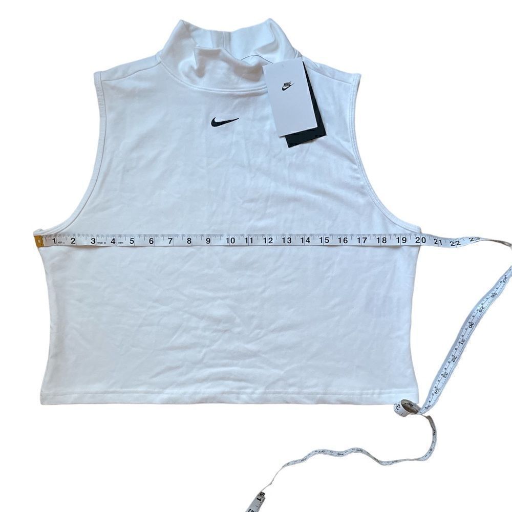 NIKE WMNS SLEEVELESS MOCK TOP WHITE SIZE XL - Picture 6 of 9